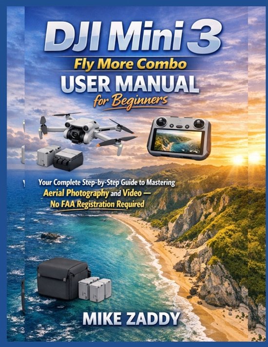 DJI Mini 3 Fly More Combo User Manual for Beginners - cover