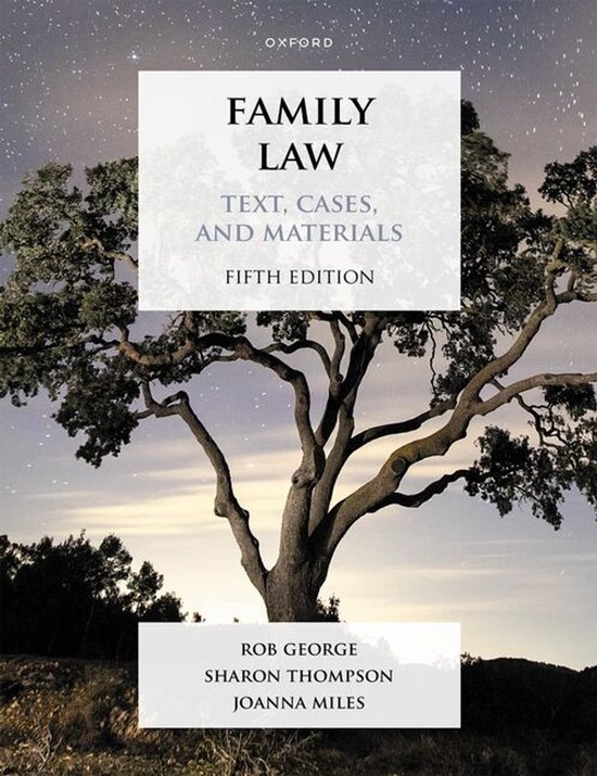 Text, Cases, and Materials- Family Law