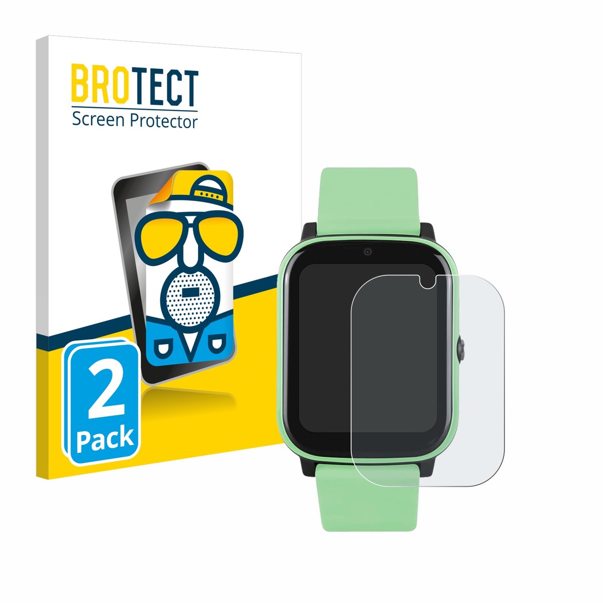 BROTECT - Screenprotector voor One2Track Connect NEXT - Folie Beschermfolie matte 2 Stuks