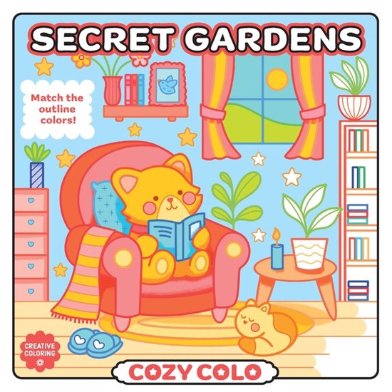 Cozy Coloring- Secret Gardens - cover