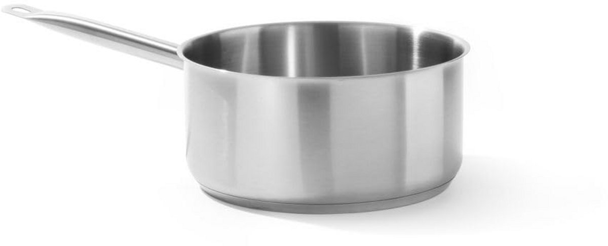 Professionele Steelpan 4L met Inductiebodem - RVS Sauteerpan voor Alle Warmtebronnen