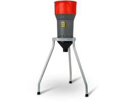 EBERTH Elektrische Graanmolen met Onderstel - 1000W - 6L Trechter - RVS Mes - 5 Zeven - Voermolen