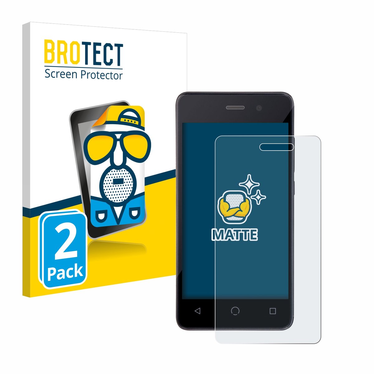 BROTECT - Screenprotector voor Omnipod Dash - Folie Beschermfolie matte 2 Stuks