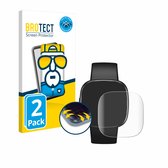 BROTECT - Screenprotector voor Fitbit Versa 4 - Folie Beschermfolie transparant volledig dekking - 2 Stuks