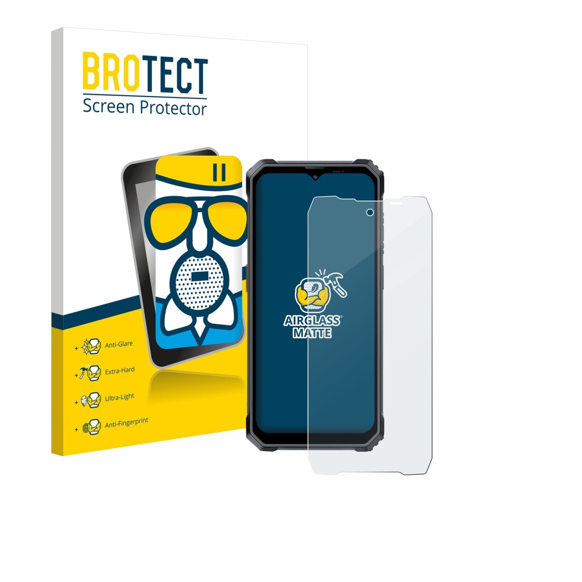 BROTECT - Screenprotector voor Blackview BL7000 - Folie Beschermfolie Beschermglas matte