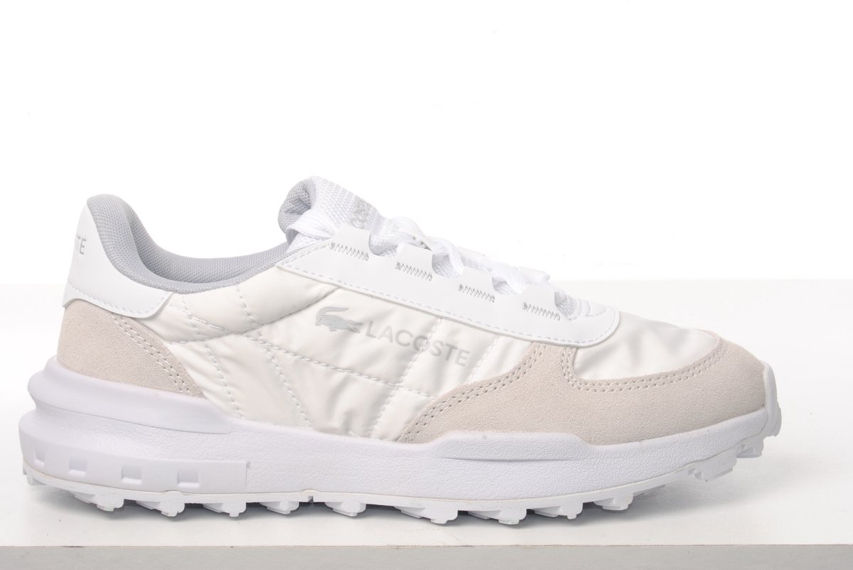 Lacoste dames sneaker Active Evo D suède en nylon Wit