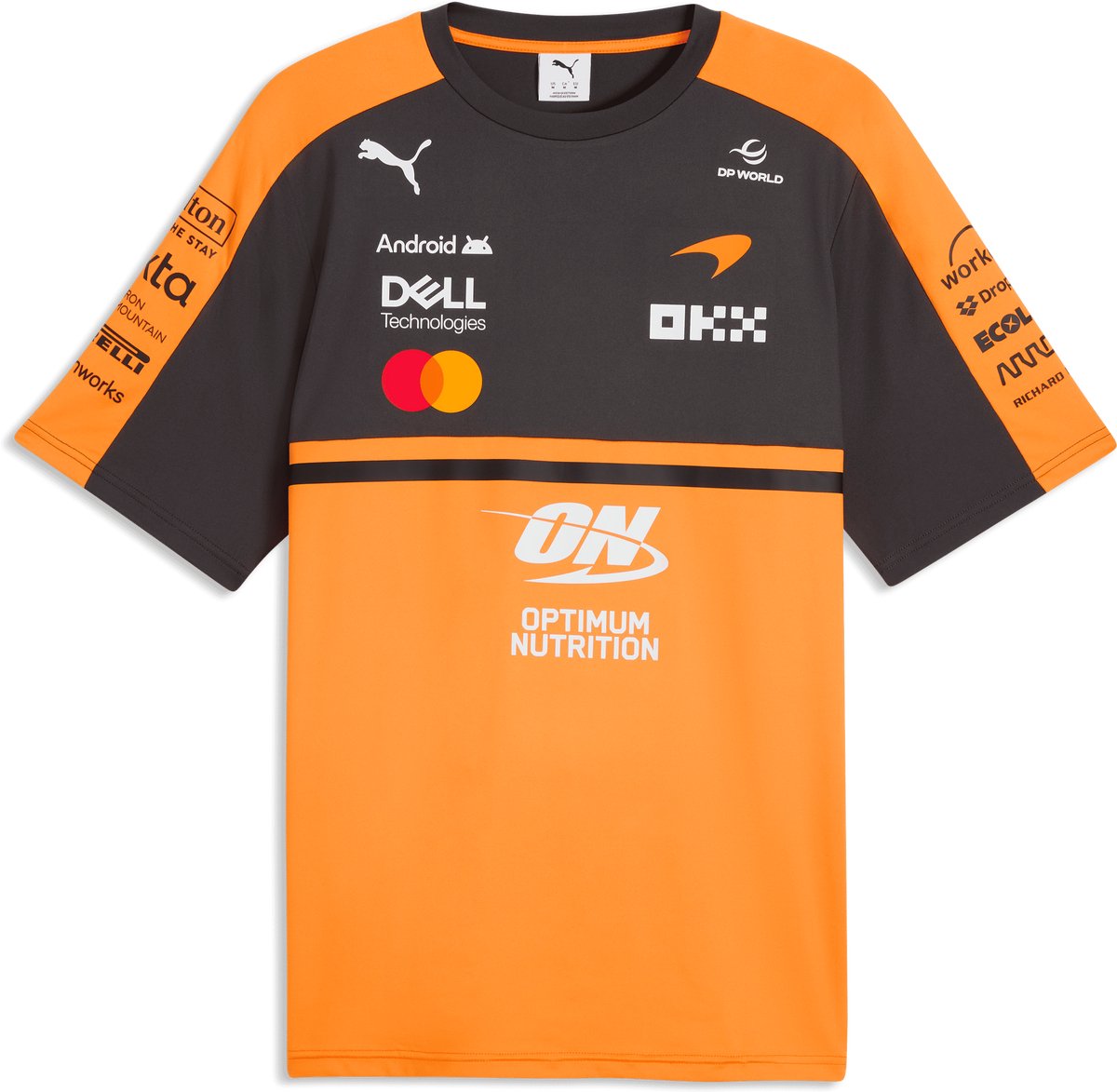 McLaren Teamline Kids Shirt 2026 Lando Norris Oscar Piastri Papaya