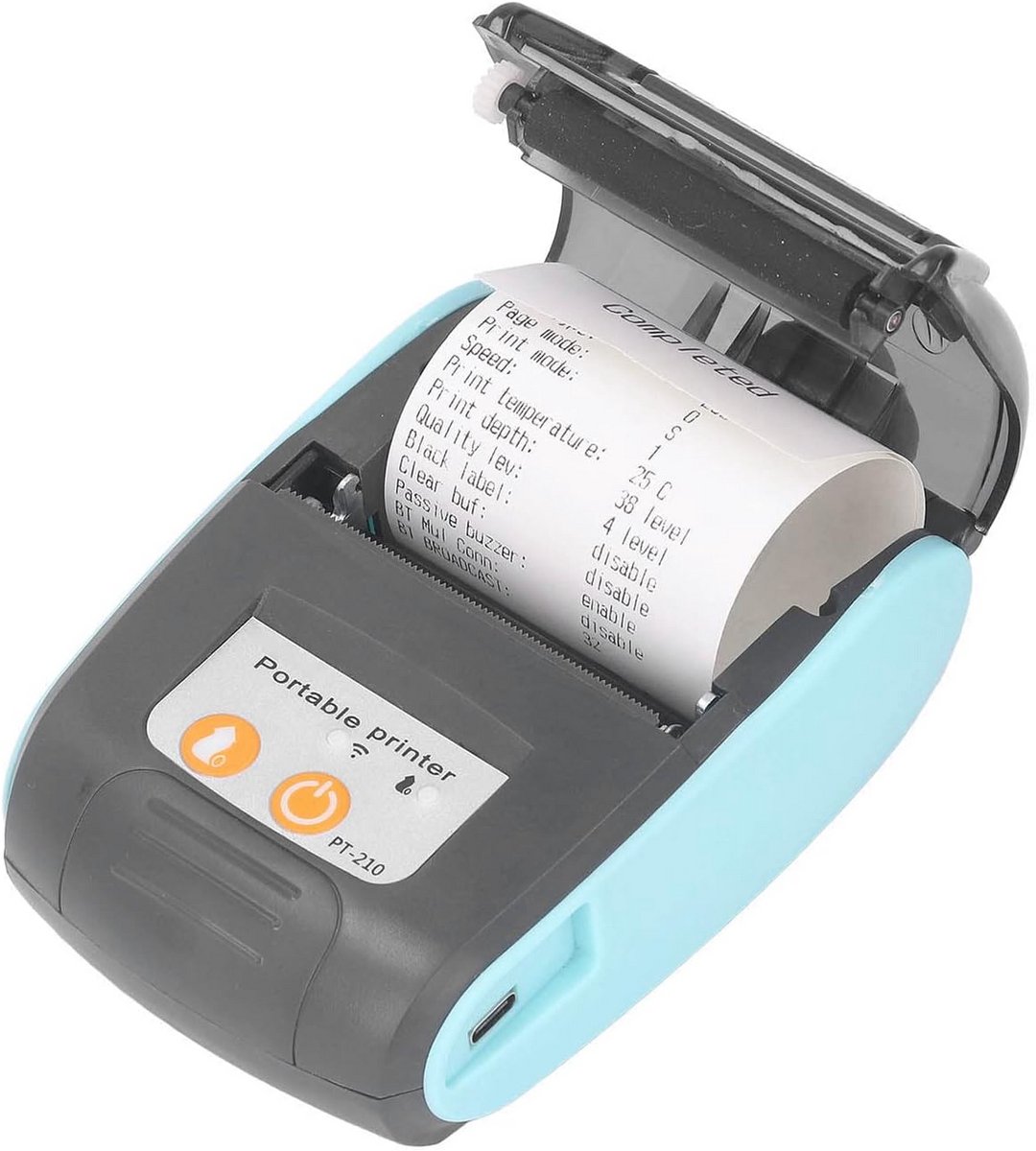 Draagbare Thermische Bonprinter 58mm Bluetooth voor Kassa en Bestellingen