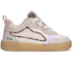 BunniesJR 226205-994 Meisjes Lage Sneakers - Beige - Leer - Veters