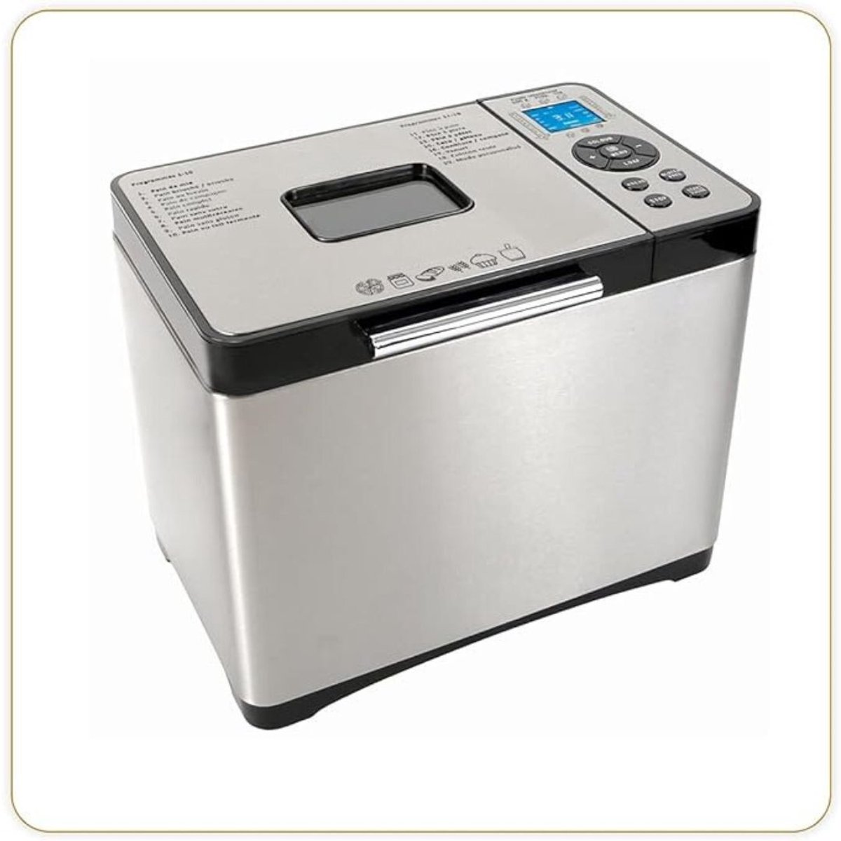Zyrex® Broodbakmachine – Broodmachine – Broodbakmachines - Grijs- 25cm x 36cm x 29cm