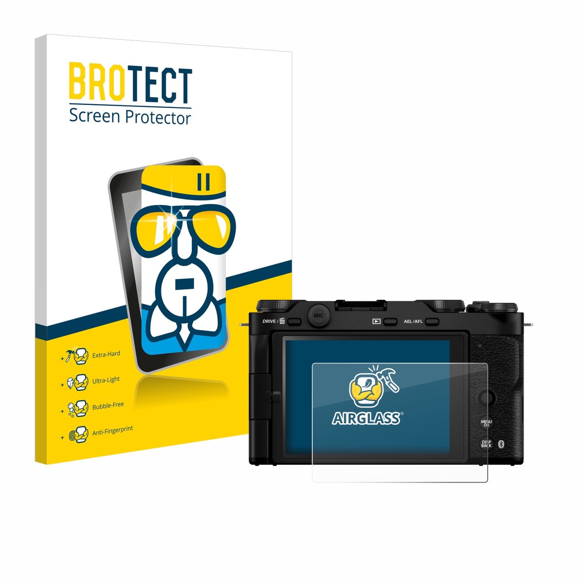 Screenprotector voor Fujifilm X-M5 Beschermglas transparant