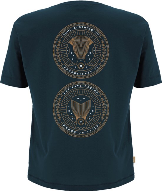 Kumu T-Shirt Heads Or Tails L (Incl. Decision Maker Coin) - Vis Shirt
