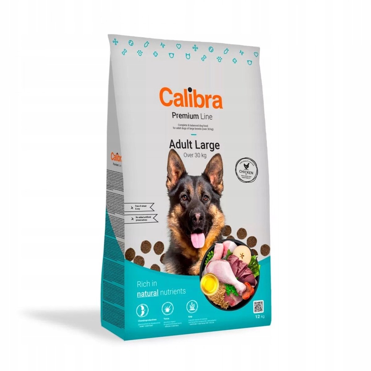 Calibra Calibra Dog Premium Line Adult Large - Hondenvoer - Kip - 12 kg - Monoproteïne - Voor Grote Rassen