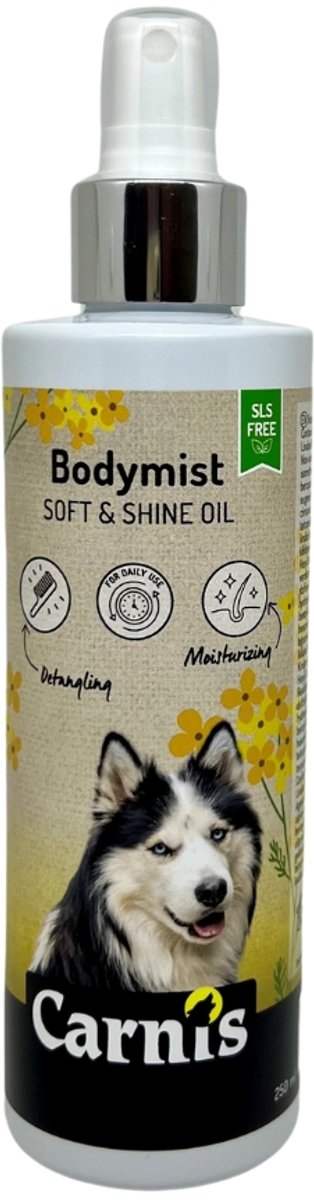 Carnis Bodymist Soft & Shine Oil 250ml - Hondenparfum
