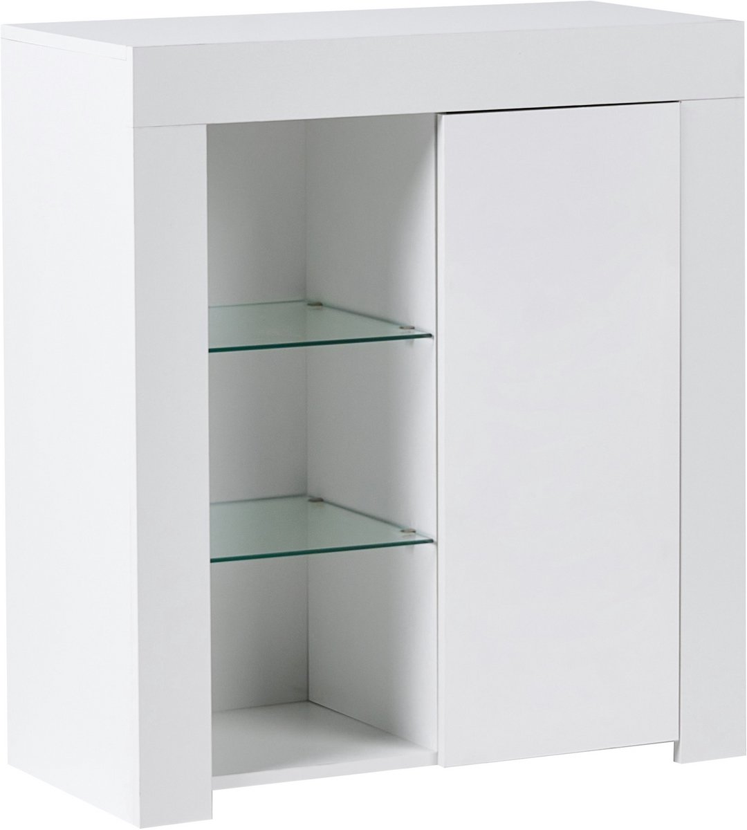 KAMLOOPS - Dressoir met LED - Wit - MDF