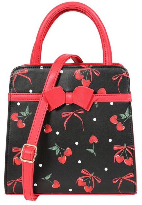Banned Cherries and Bows Handbag Unisex Handtas - meerkleurig - Standard