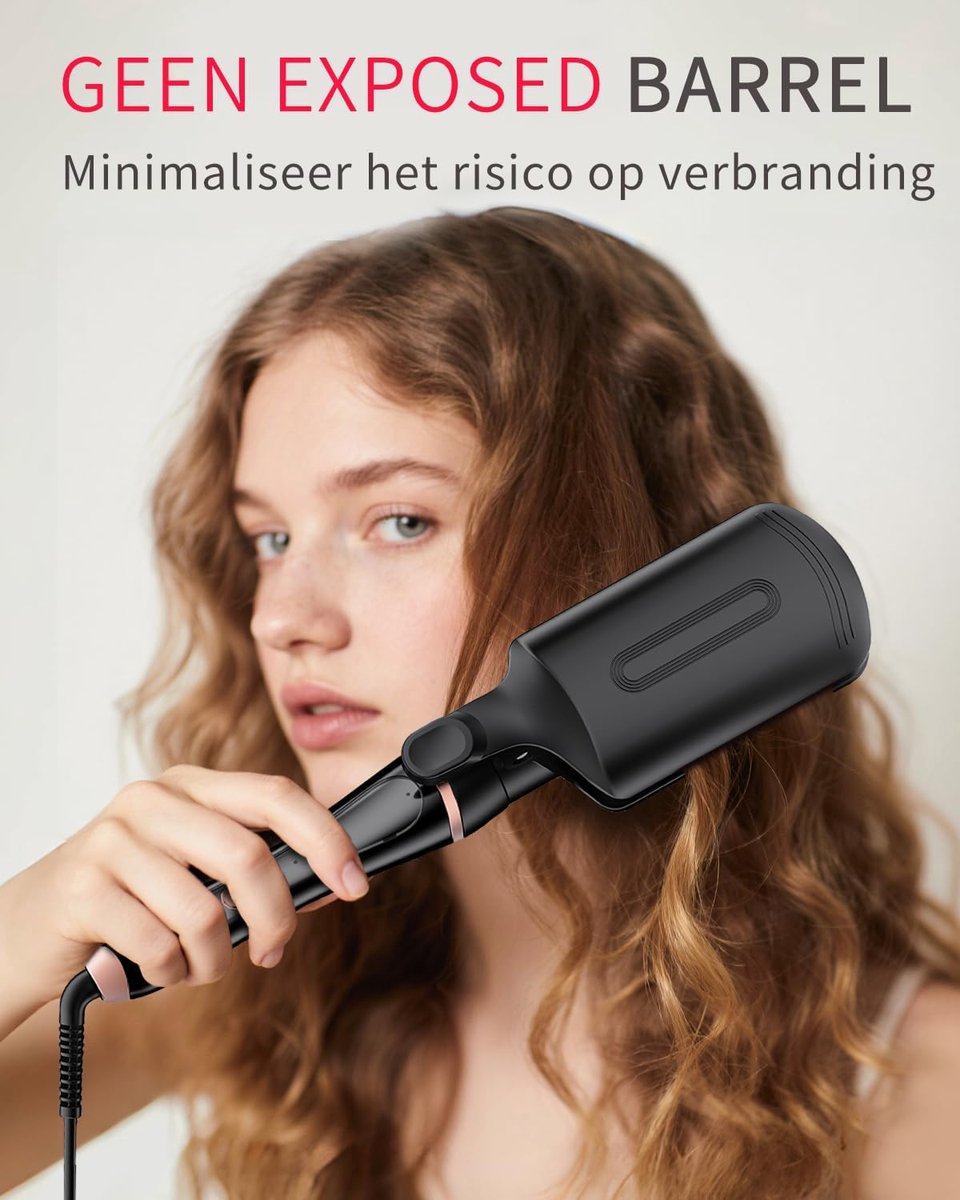 MELVRA 5-in-1 Krultang Set met Verwisselbare Keramische Kokers - afbeelding 2