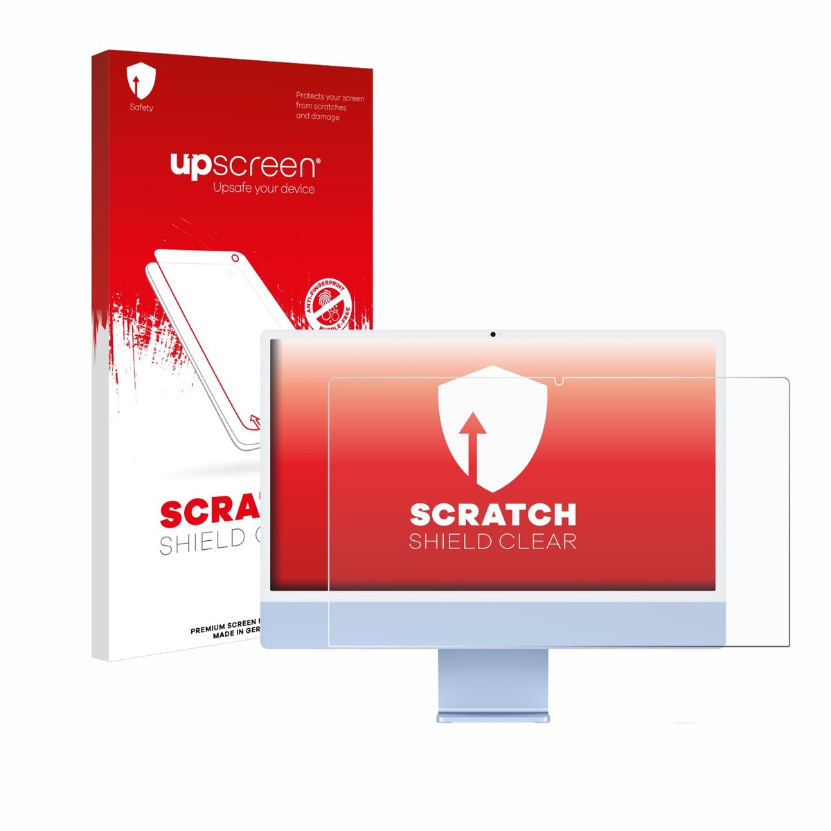 upscreen - Screenprotector voor Apple iMac 24" M4 2024 - Folie Beschermfolie transparant