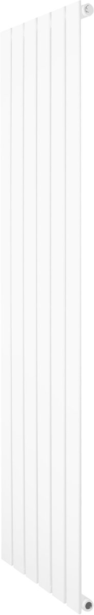 1-kolom design radiator - 1600x420 mm - wit - vlakke panelen