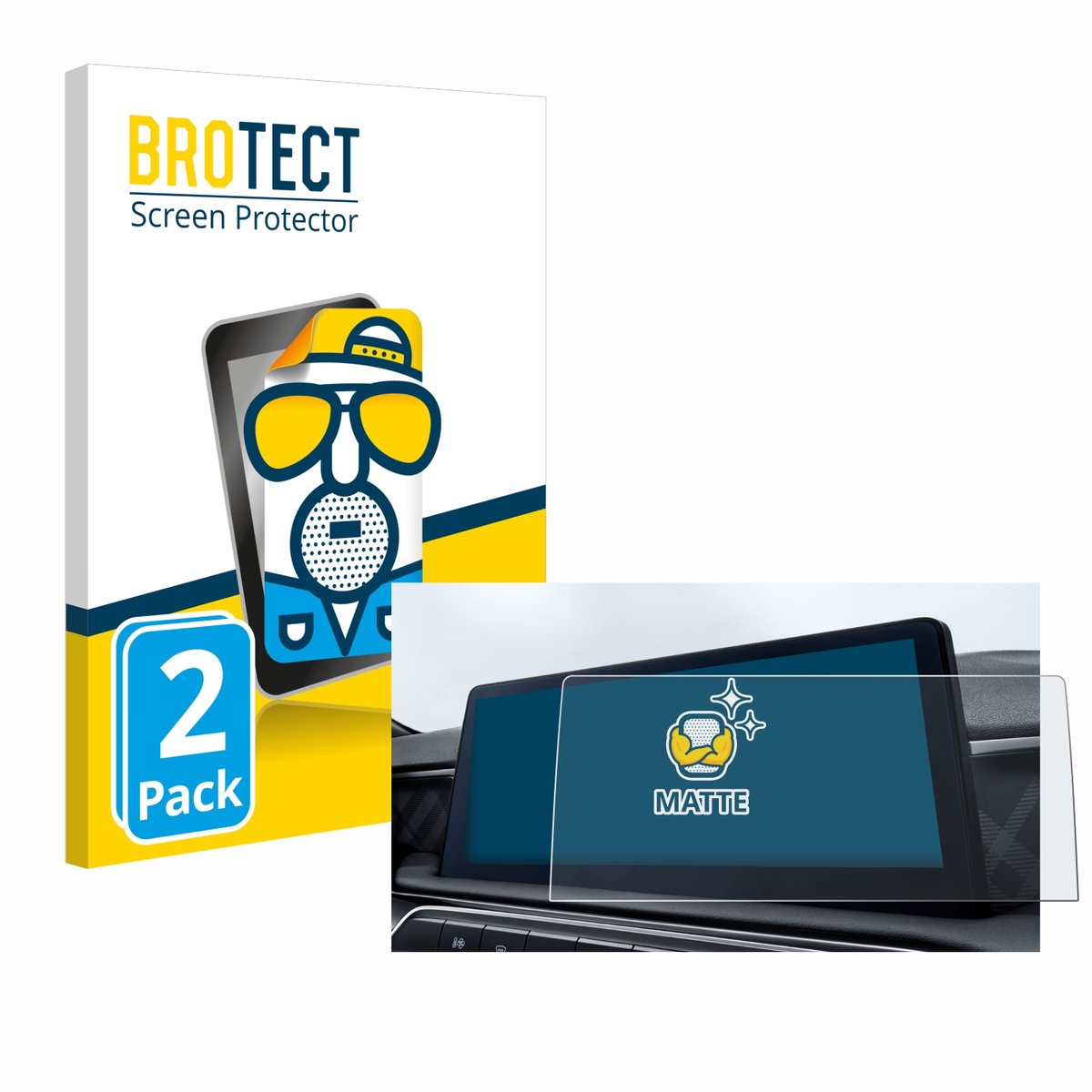 BROTECT - Screenprotector voor MG3 Hybrid Hybrid+ 2024 - Folie Beschermfolie matte 2 Stuks