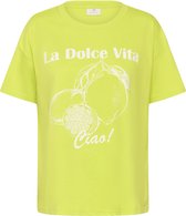 Kaffe KAchelsea T-Shirt T-shirt Femme - Wild Lime