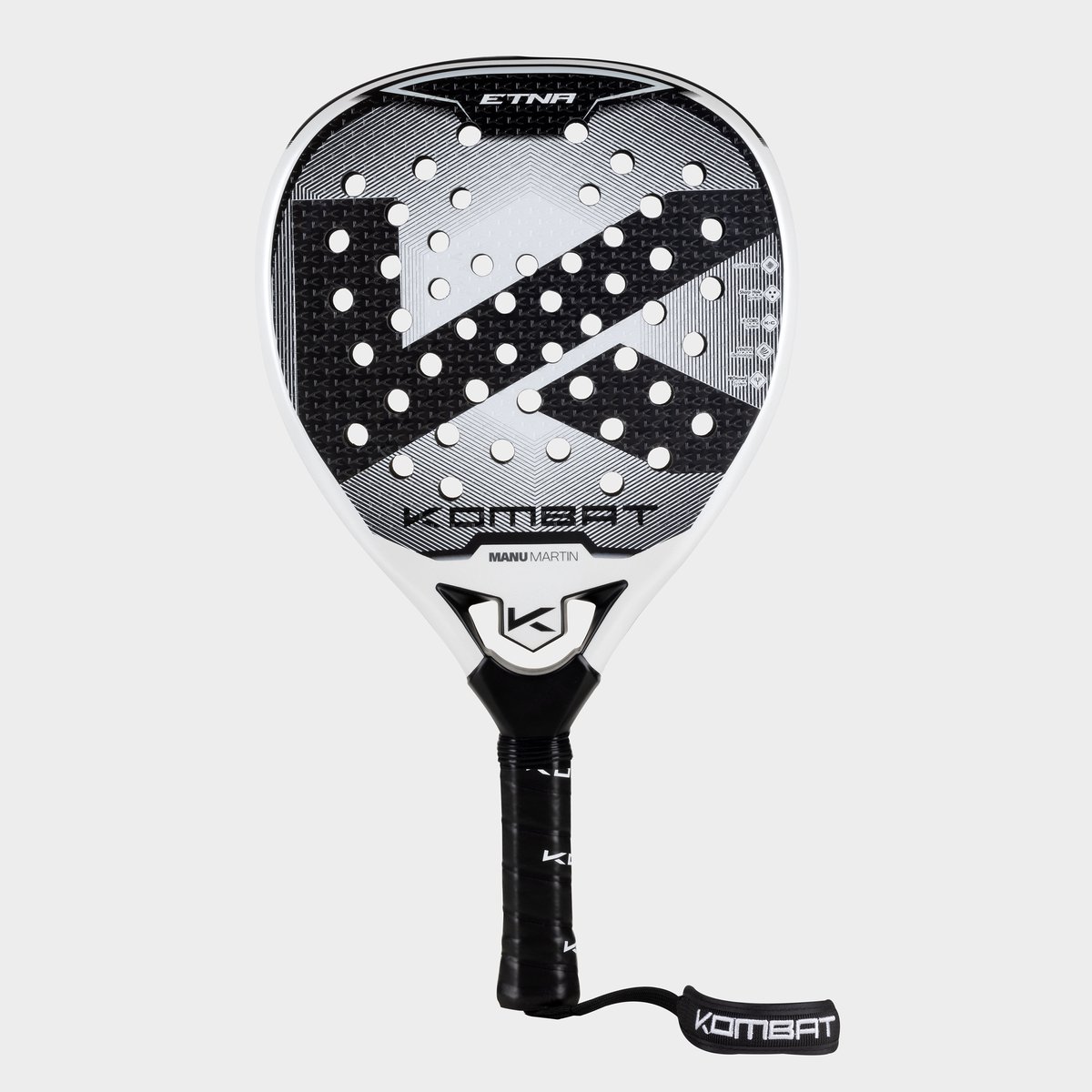 Kombat Padel | Kombat Vulcano Etna 2.5 | 2026 padelracket | 12K carbon ruw | diamant