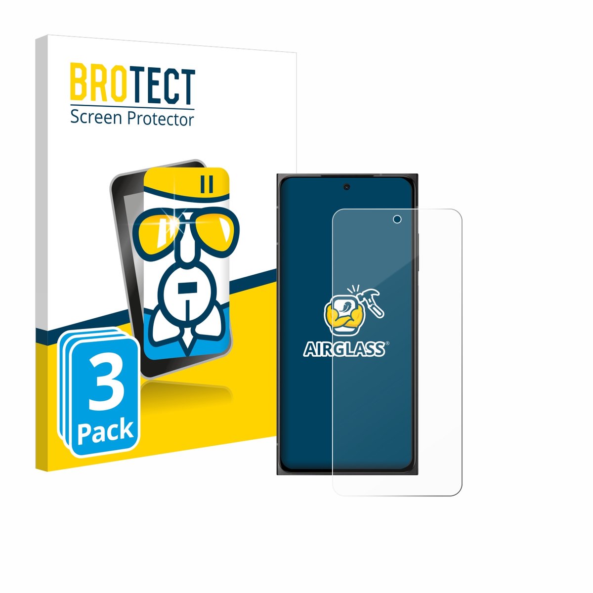 Screenprotector 3 Stuks voor HMD Skyline Beschermglas transparant