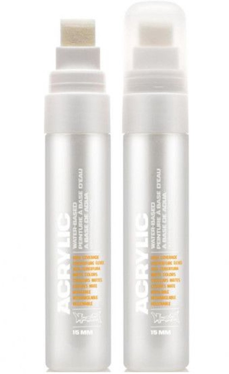 Montana ACRYLIC Marker 15 mm Shock White Pure
