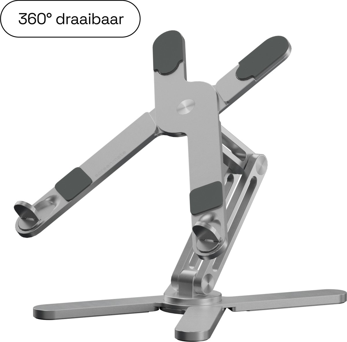 Screenmate® DeskStand - Laptop Standaard Verstelbaar - Laptophouder - Tablet Houder - Portable Monitor Standaard - Laptop Verhoger - Lichtgrijs