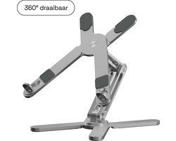 Screenmate® DeskStand – Laptop Standaard Verstelbaar – Laptophouder – Tablet Houder – Portable Monitor Standaard – Laptop Verhoger – Lichtgrijs