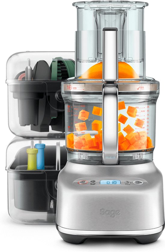 Sage the Paradice™ 16 - Brushed Stainless Steel- Keukenmachine - Geïntegreerde Opbergbox - Paradice™ Kit van Sage — afbeelding 4