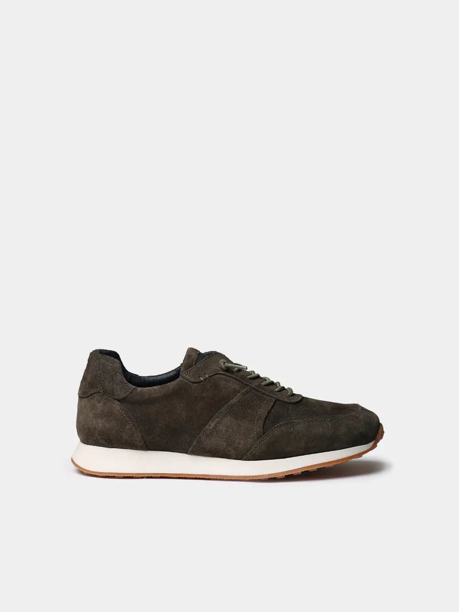 Suède herensneakers met elastische veters | DORIAN