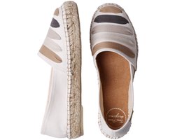 ROSE-CM | Espadrille plate pour femme avec rubans - ERDE, taille 35