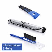 King Kong State Winter-Set für Autos - Geschenk-Set aus Luftentfeuchter-Kissen, Eiskratzer, Scheiben-Enteiserspray und Mikrofaser-Schwamm