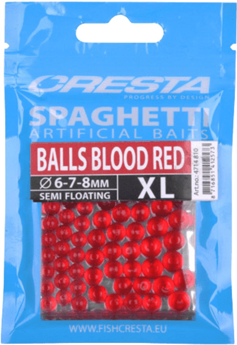 Cresta Spaghetti Balls Xl Blood Red