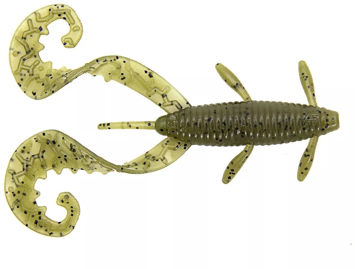 Reins G-Tail Twin Grub 3 Watermelon Seed 7.5 Cm (3 Inch) Watermelon Seed