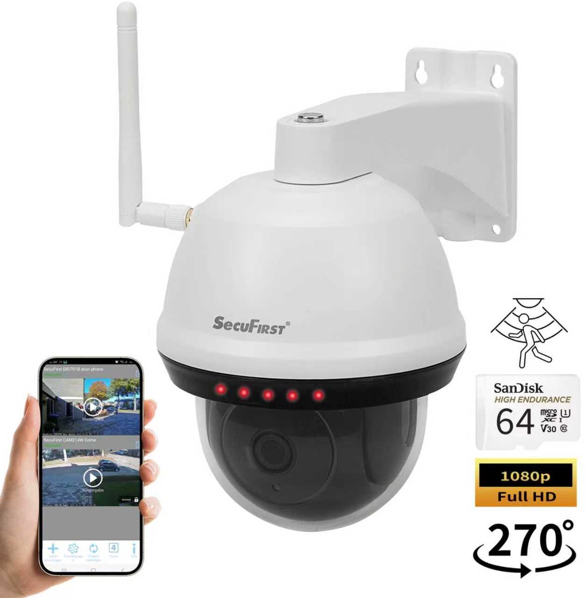 SecuFirst CAM214W Dome Camera FHD 1080P (EAN: 8719325304497) - SecuFirst - €139,00