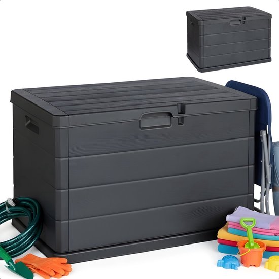 Pro Garden- Opbergbox Kussenbox - Tuinkist 170 liter - Grijs- 75 x 44 x 53 cm van Pro Garden — afbeelding 3