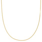 Chaîne dorée à mailles de 2 mm