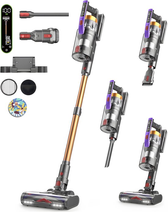 HandStofzuiger Draadloze Handstofzuiger met 50kPa Zuigkracht - HandStofzuiger - €103,99