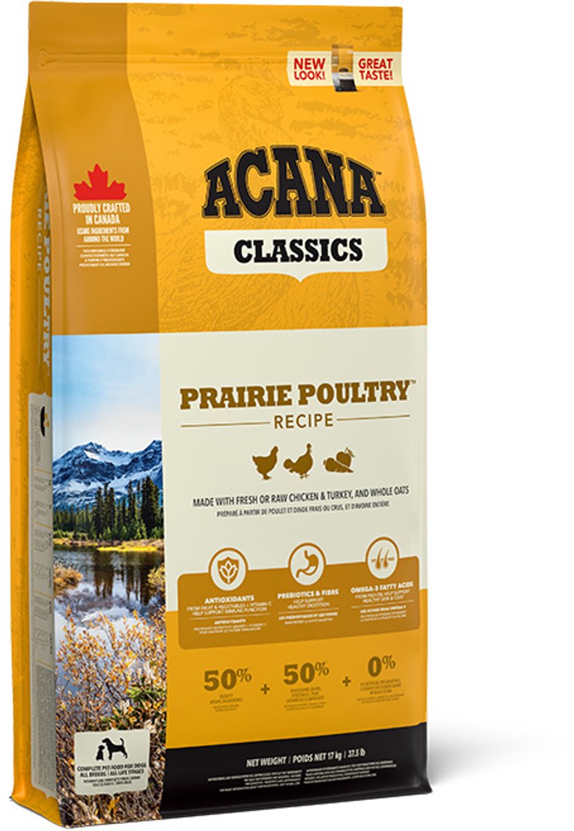 Acana Classics Prairie Poultry Hond 14,5kg