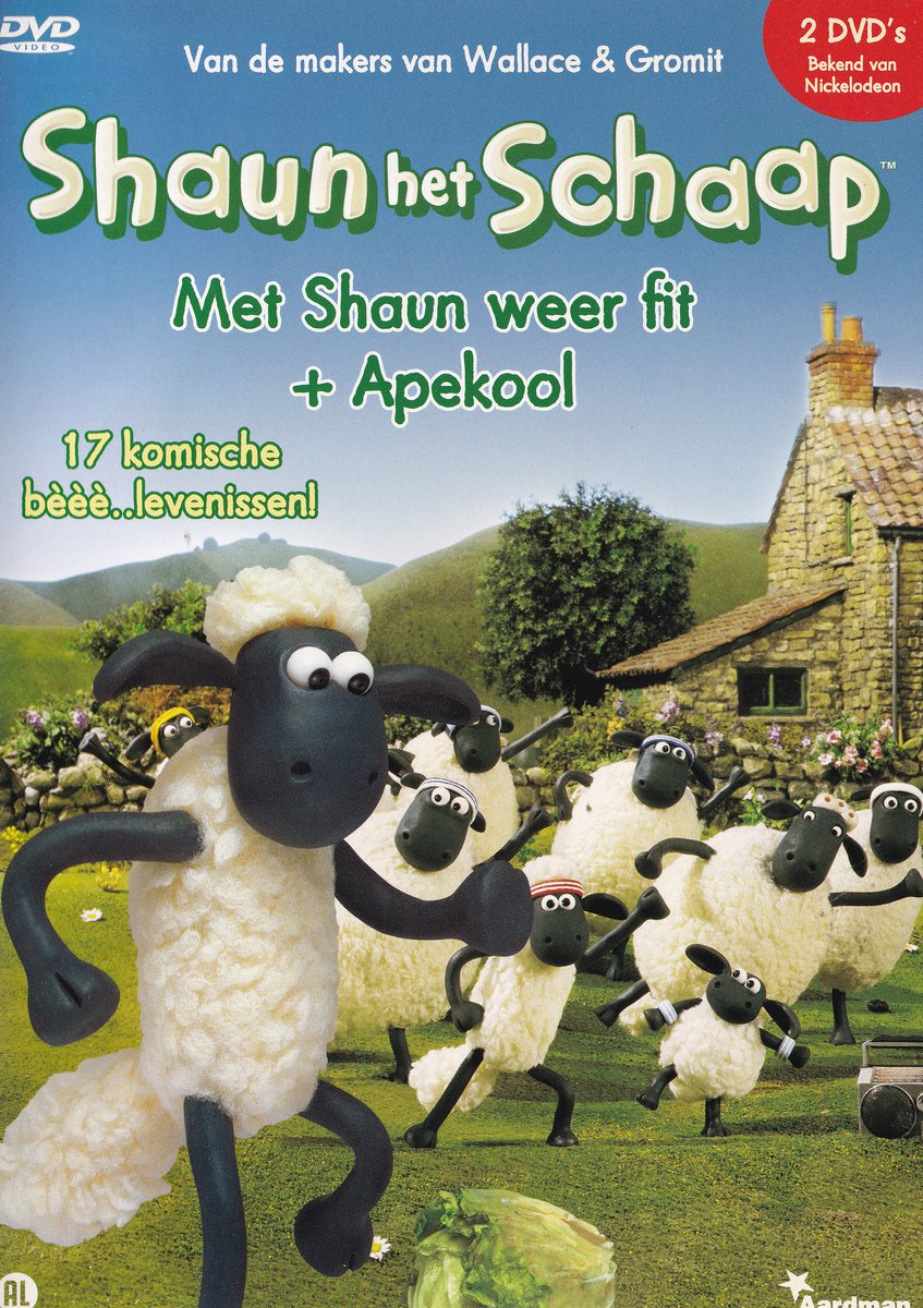 Shaun Het Schaap; Met Shaun Weer Fit & Apekool (2 Dvd's!)