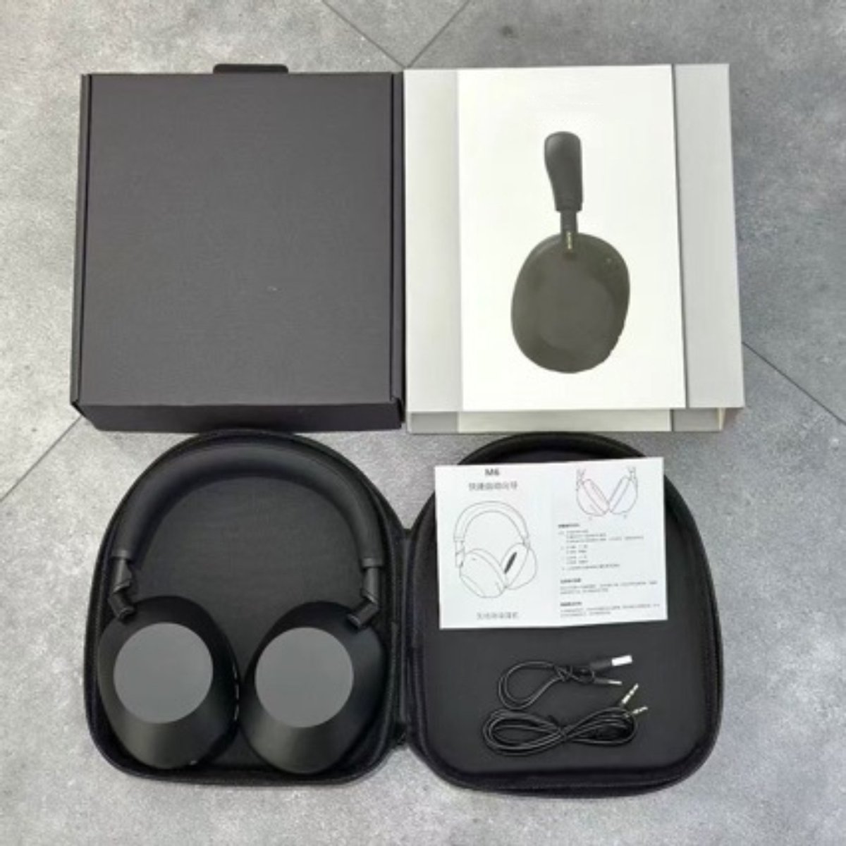 Hoofdtelefoons - Over-ear hoofdtelefoons - Bluetooth-hoofdtelefoons - Draadloze over-ear hoofdtelefoons met ruisonderdrukking - Gaming-hoofdtelefoons - Zwart