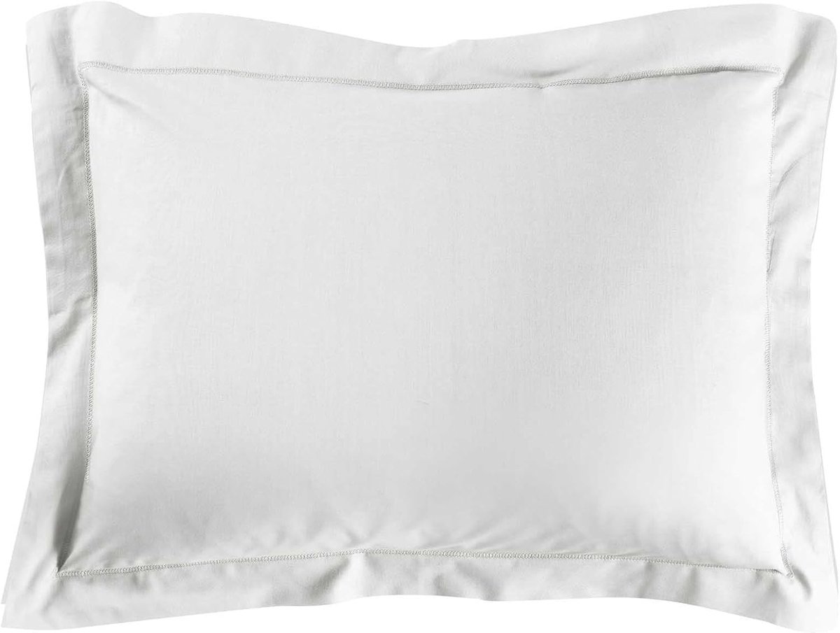 Famanu Kussensloop - 50 x 70 cm - wit - 100% katoen - zacht en ademend - geschikt voor bed of kussen - duurzaam en comfortabel White
