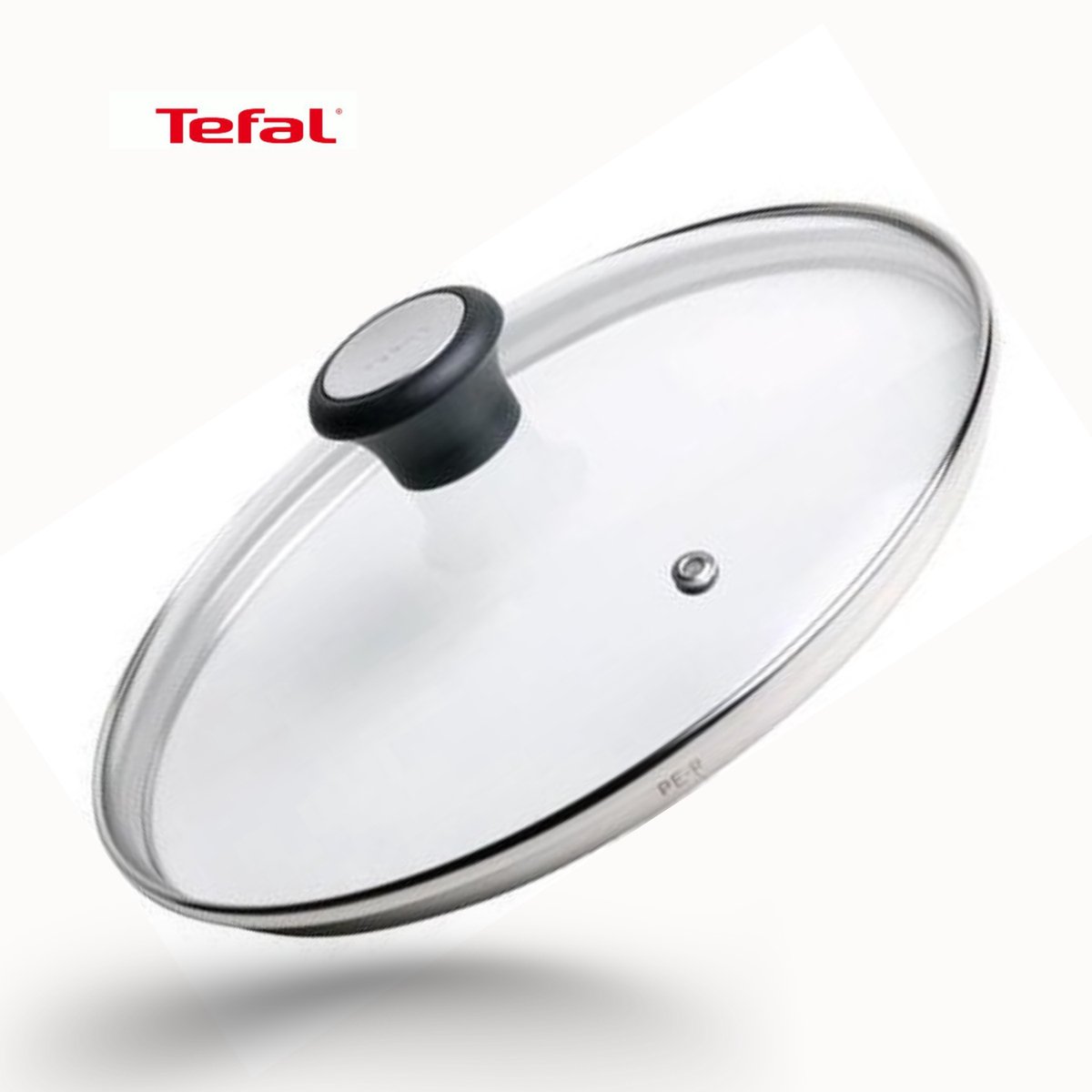 Tefal Glazen Deksel Met Stoom Gat - 24 cm - Hittebestendige Duurzaam Glas