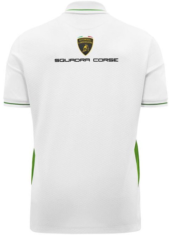 Lamborghini Squadra Corse Men Polo Wit XXL van Lamborghini — afbeelding 2