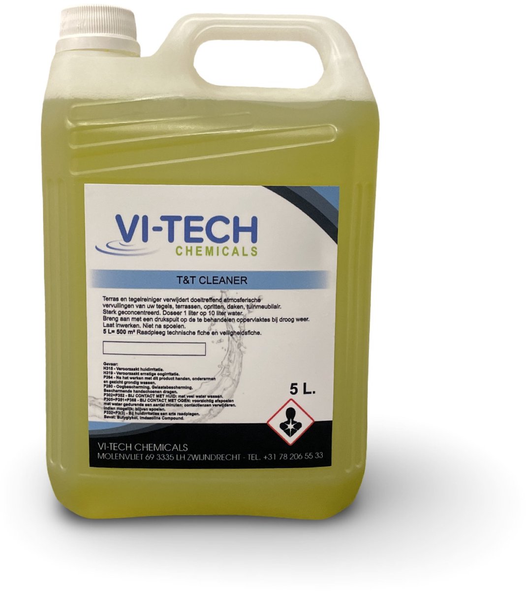 Vi-Tech Chemicals Universele Vloerreiniger – 5 LTR - Vloerreiniger – Zwak schuimend – Industriële reiniging – Geschikt voor schrob-zuigmachines