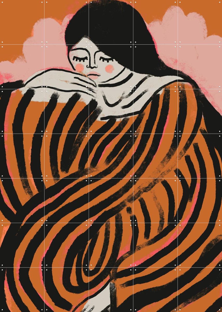 IXXI Esmeralda, Treechild & Various - 100 x 140 cm - Gratis ophangtool - Grote wanddecoratie en posters