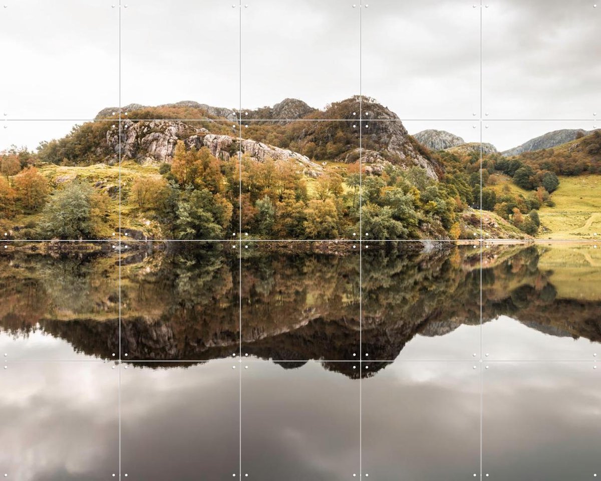 IXXI Landscape Reflections, Claire Droppert - 100 x 80 cm - Gratis ophangtool - Grote wanddecoratie en posters - Naturalisme, Minimalisme, Fotografie