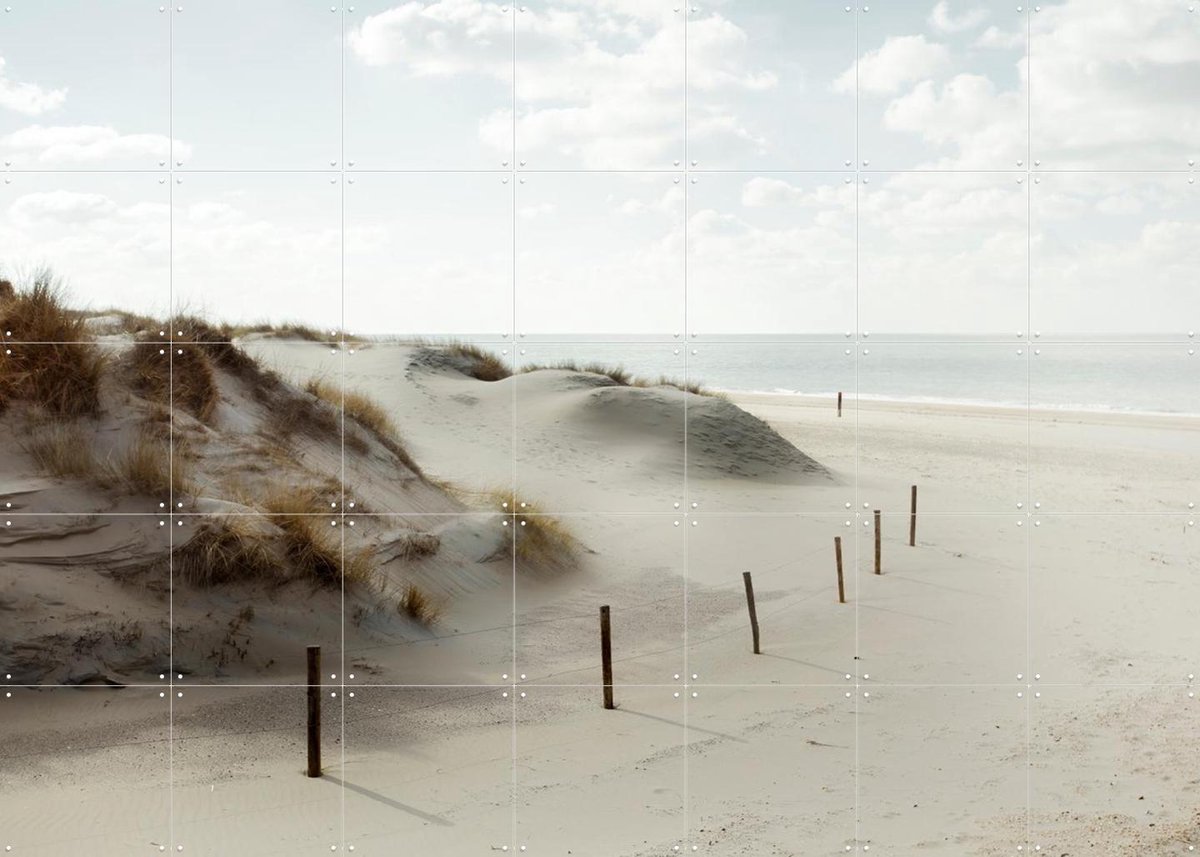 IXXI Minimalistic Beachviews, Claire Droppert - 140 x 100 cm - Gratis ophangtool - Grote wanddecoratie en posters - Minimalisme, Naturalisme